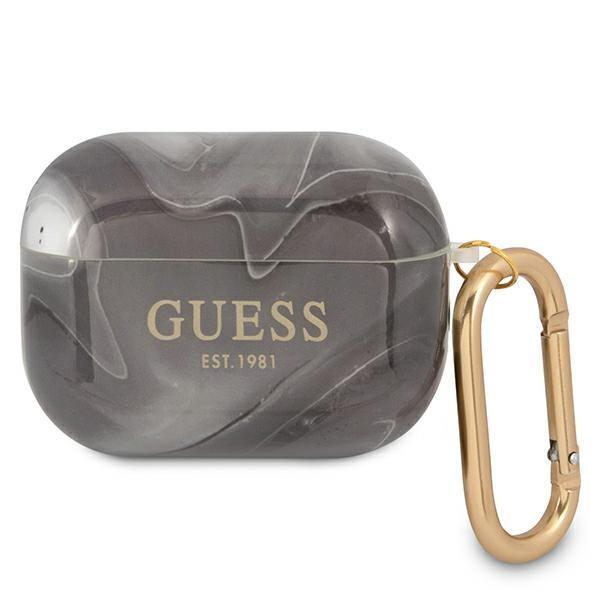 Guess Guess Marble Collection Skal AirPods Pro - Svart