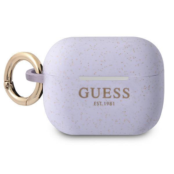 Guess Guess Silicone Glitter Skal AirPods Pro - Lila