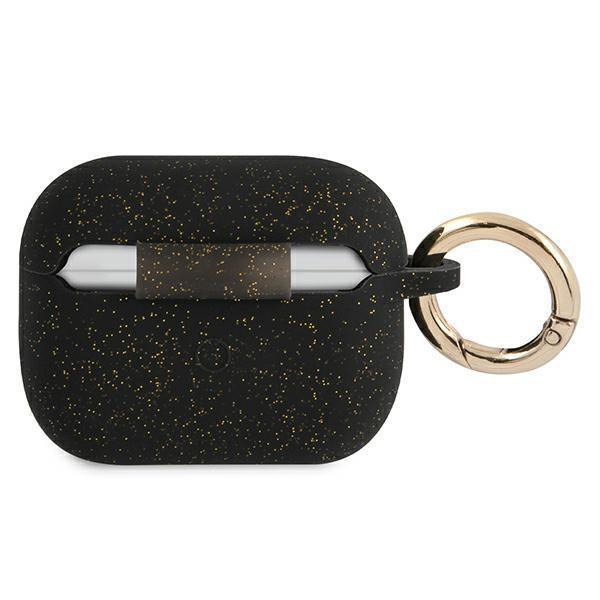 UTGATT1 Guess Silicone Glitter Skal AirPods Pro - Svart