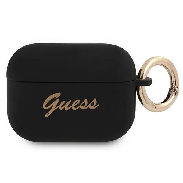 Guess Guess Silicone Vintage Script Skal AirPods Pro - Svart