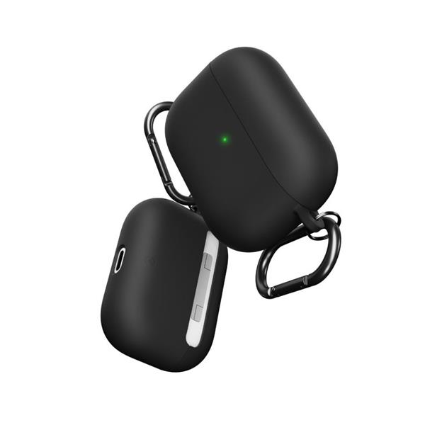 PodSkinz PodSkinz HyBridShell Keychain Hårt Premium skal för Airpods Pro - Svart