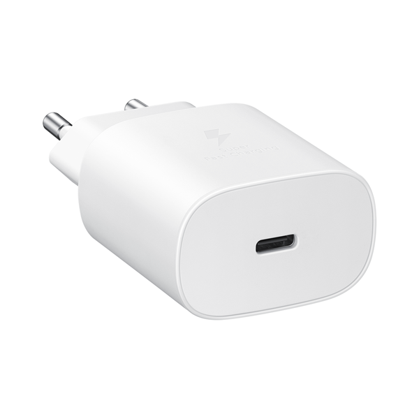 Samsung Samsung Reseväggladdare 25W USB Typ-C + Kabel USB Typ-C 1m - Vit