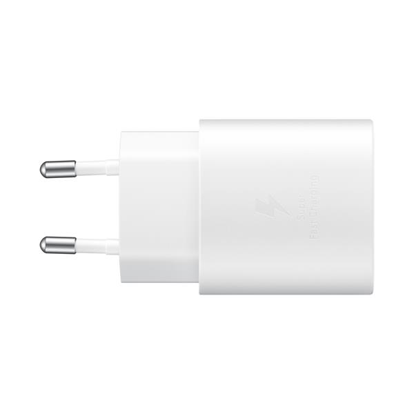 Samsung Samsung Reseväggladdare 25W USB Typ-C + Kabel USB Typ-C 1m - Vit