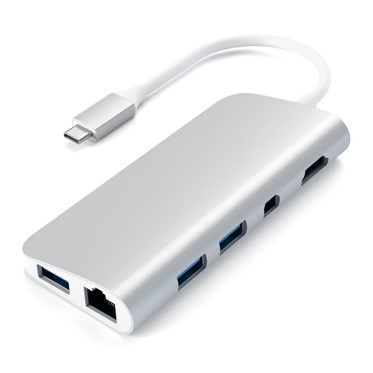 Satechi Satechi USB-C Multimedia Adapter 4K HDMI / Mini DisplayPort - Silver