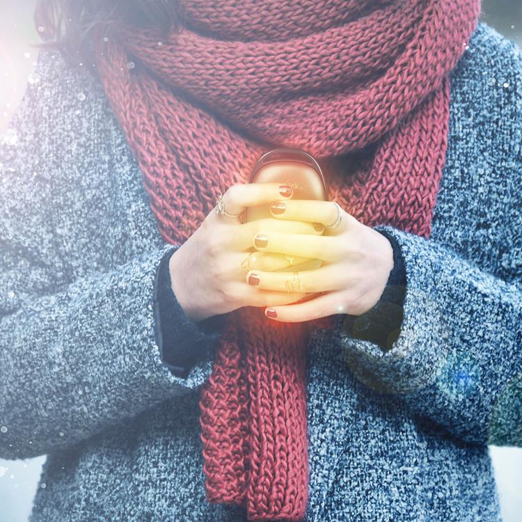 LogiLink LogiLink PowerBank med handvärmare 4000 mAh - Svart