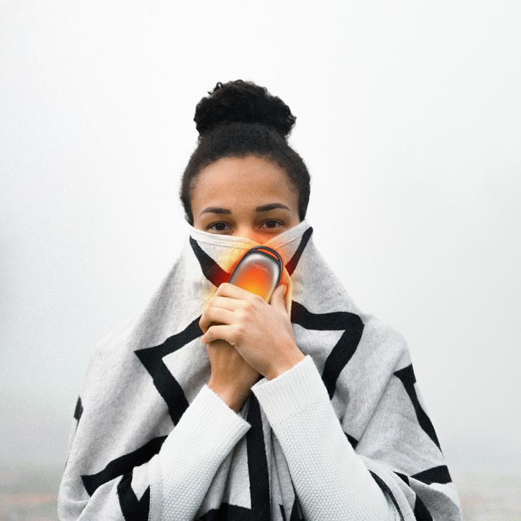 LogiLink LogiLink PowerBank med handvärmare 4000 mAh - Svart