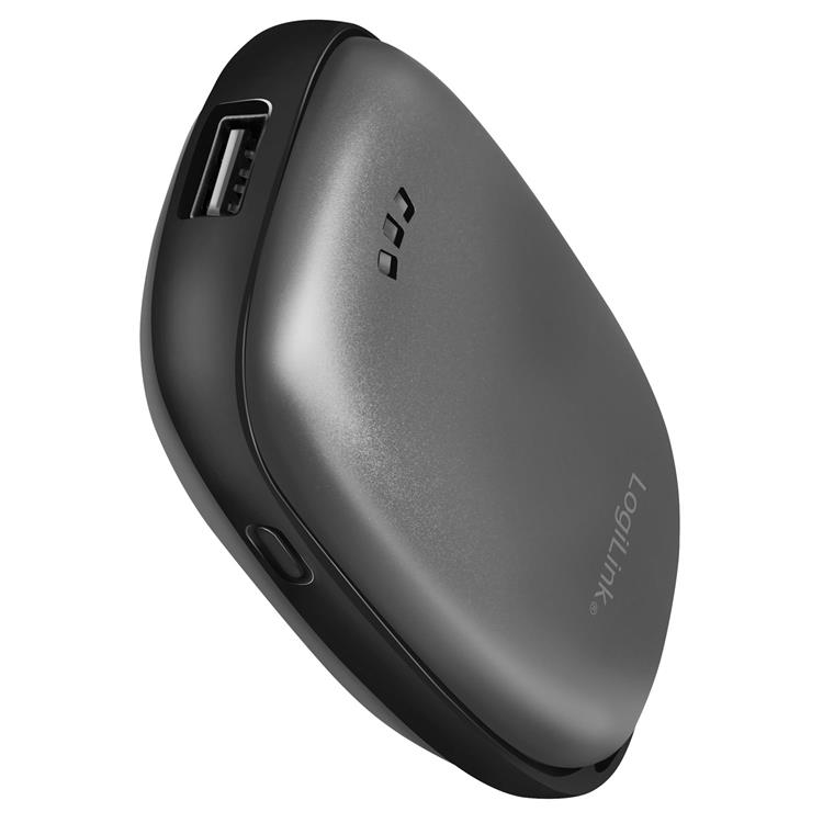LogiLink LogiLink PowerBank med handvärmare 4000 mAh - Svart