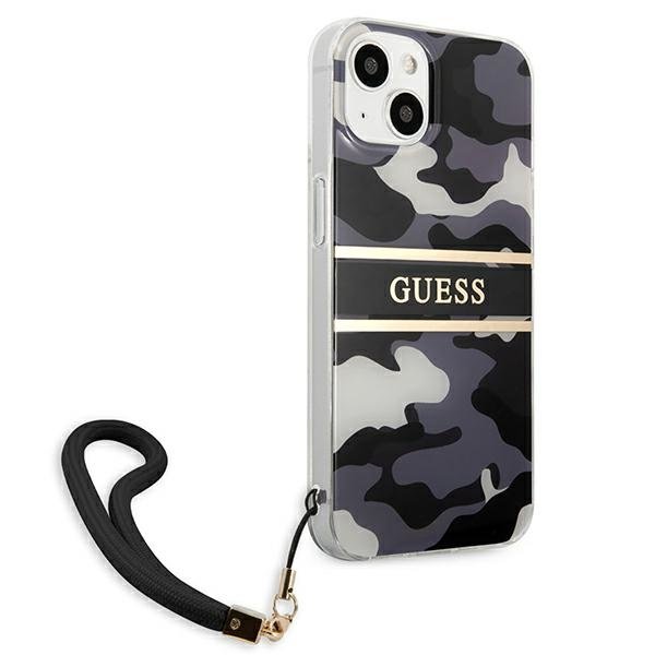 Guess Guess Camo Strap Collection Skal iPhone 13 mini - Svart