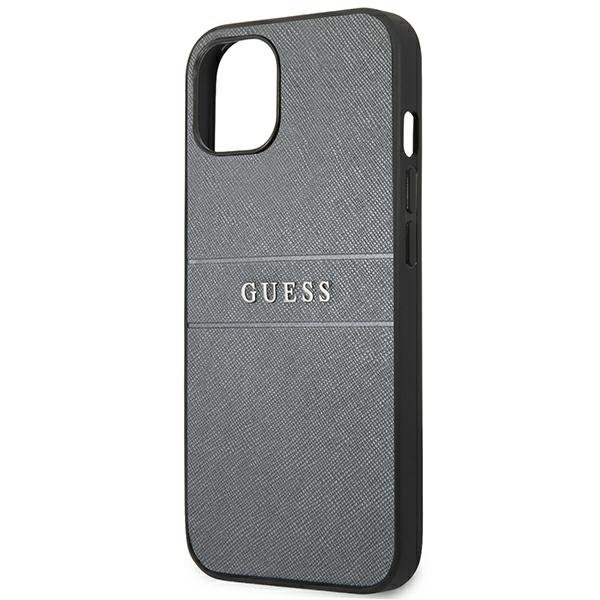 Guess Guess Saffiano Strap Skal iPhone 13 mini - Grå
