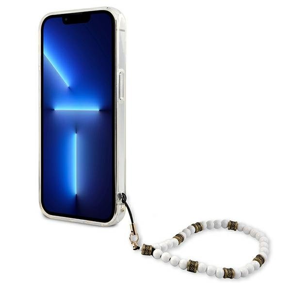 Guess Guess White Pearl Skal iPhone 13 - Transparent