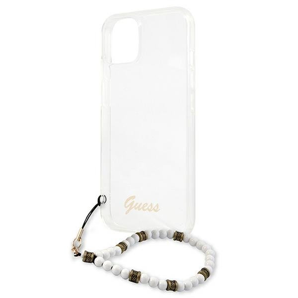 Guess Guess White Pearl Skal iPhone 13 - Transparent