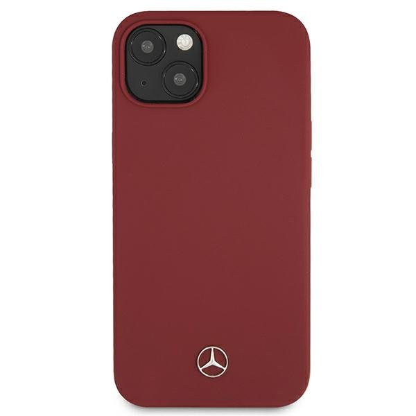 Mercedes Mercedes Silicone Line Skal iPhone 13 Mini - Röd