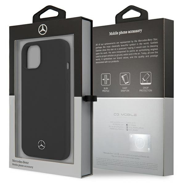Mercedes Mercedes Silicone Line Skal iPhone 13 Mini - Svart