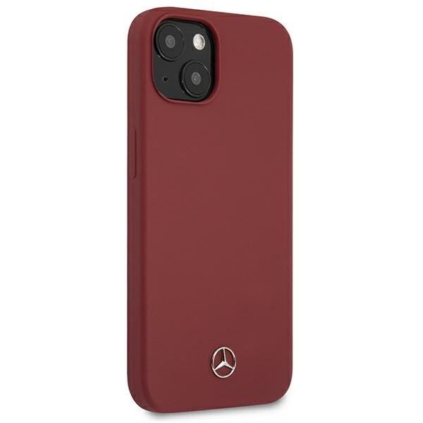 Mercedes Mercedes Silicone Line Skal iPhone 13 - Röd