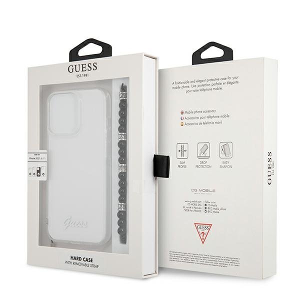 Guess Guess Black Pearl Skal iPhone 13 Pro / 13 - Transparent