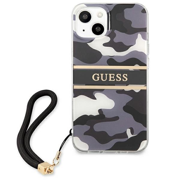 Guess Guess Camo Strap Collection Skal iPhone 13 - Svart