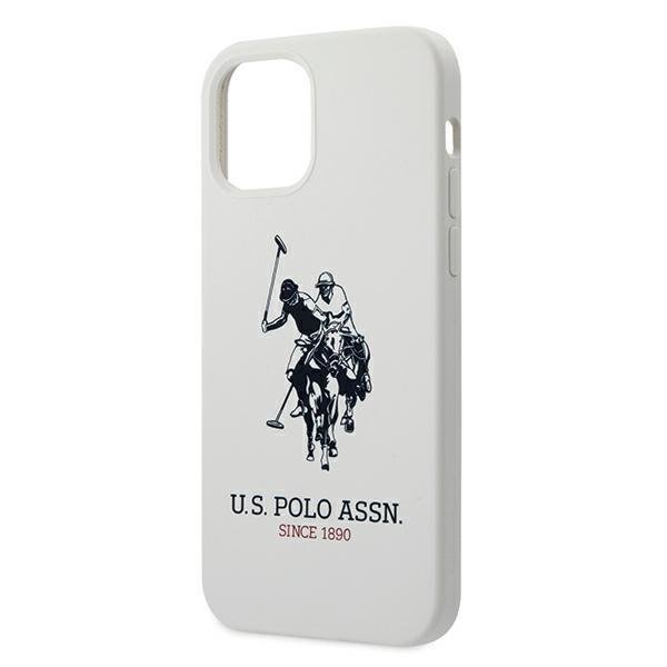 US Polo US Polo Silicone Collection Skal iPhone 12 Pro Max - Vit