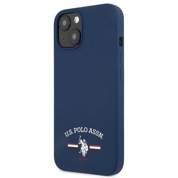 US Polo US Polo Silicone Collection Skal iPhone 13 mini - Navy Blå