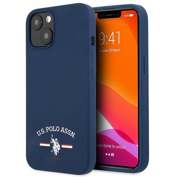 US Polo US Polo Silicone Collection Skal iPhone 13 mini - Navy Blå