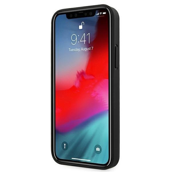 BMW BMW Läder Deboss Skal iPhone 12 mini - Svart