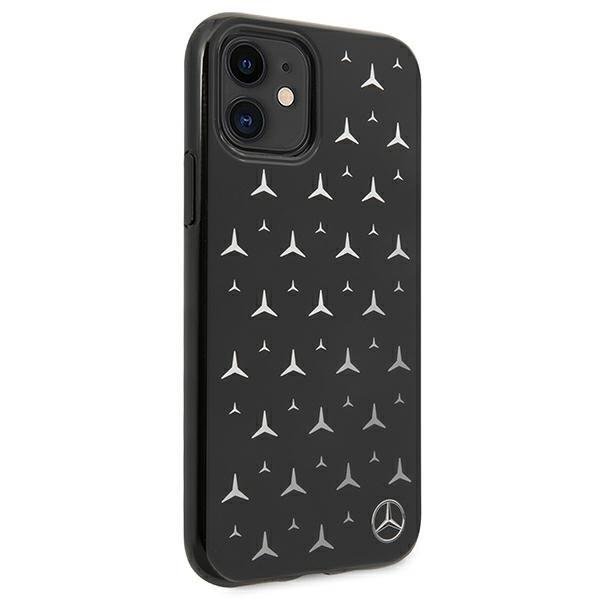 Mercedes Mercedes Silver Stars Pattern Skal iPhone 11 - Svart