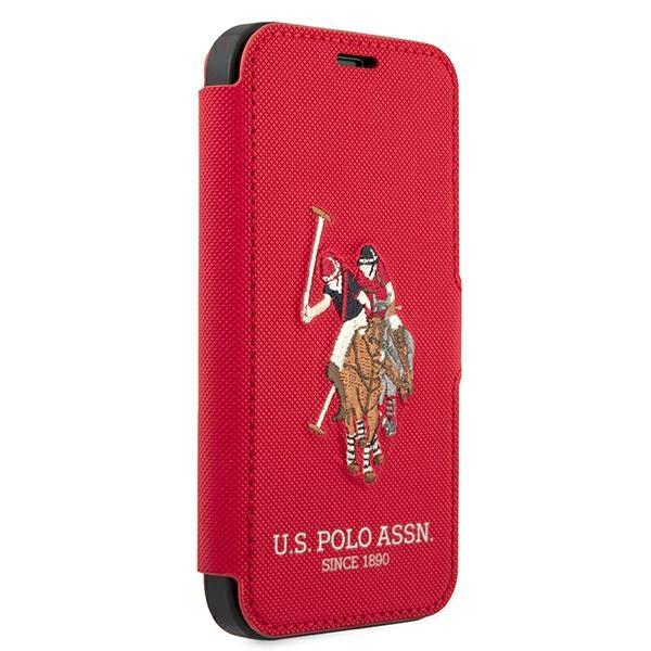 US Polo US Polo Embroidery Collection Fodral iPhone 12 Mini - Röd