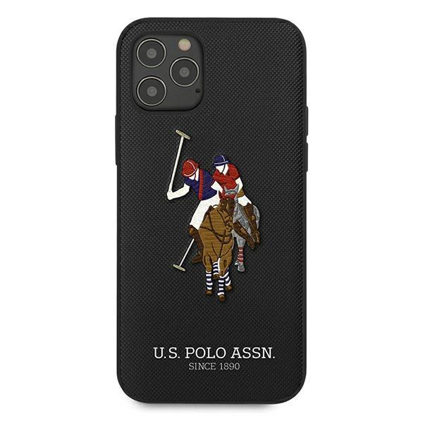 US Polo US Polo Polo Embroidery Collection Skal iPhone 12 / 12 Pro - Svart