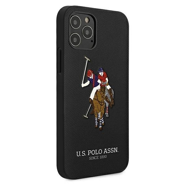 US Polo US Polo Embroidery Collection Skal iPhone 12 Pro Max - Svart
