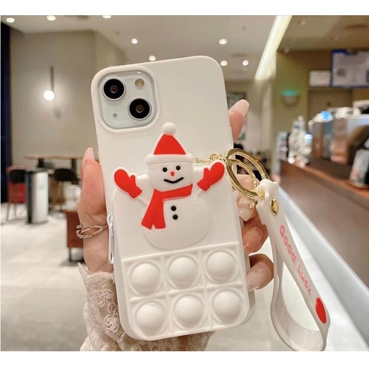 OEM SnowMan Silicone Skal iPhone X / XS - Vit