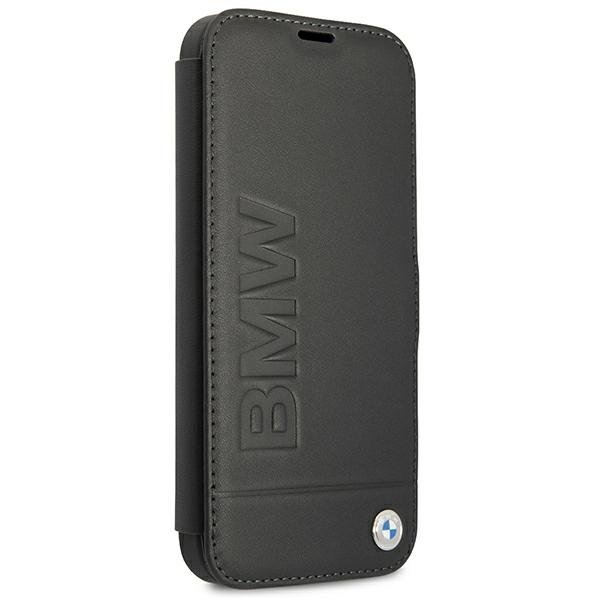 BMW BMW Signature Äkta Läder Fodral iPhone 13 mini - Svart