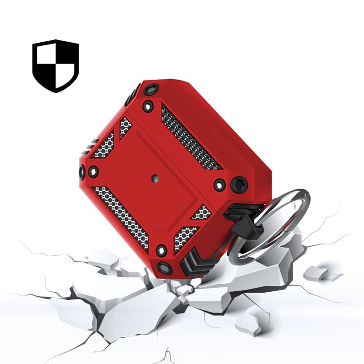 OEM ShockProof Skal Med Nyckelring Airpods 3 - Grön