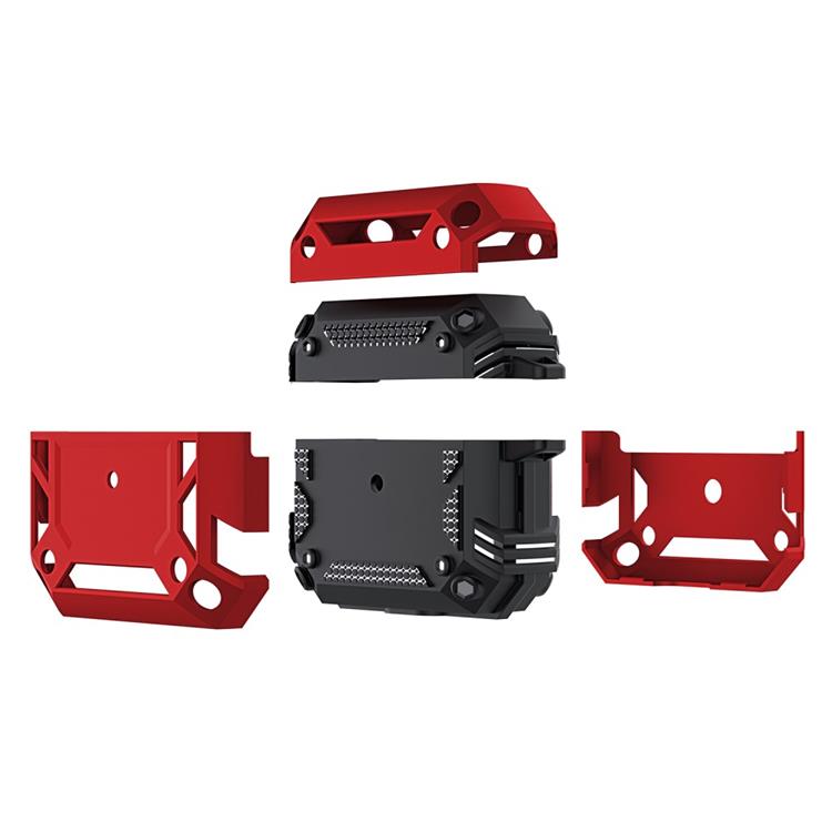 OEM ShockProof Skal Med Nyckelring Airpods 3 - Grön