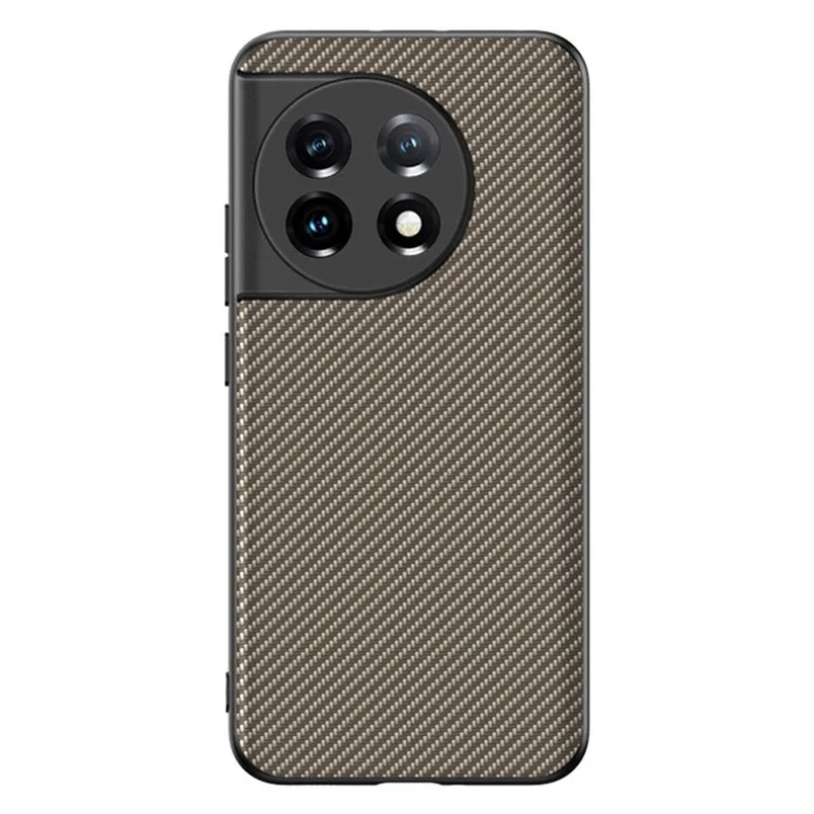 OEM Mobilskal till OnePlus 11 5G Carbon Fiber PU-Läder - Guld