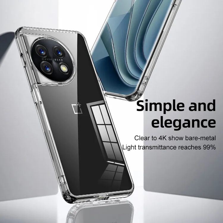 OEM Mobilskal till OnePlus 11 5G DropProof Hybrid TPU - Clear