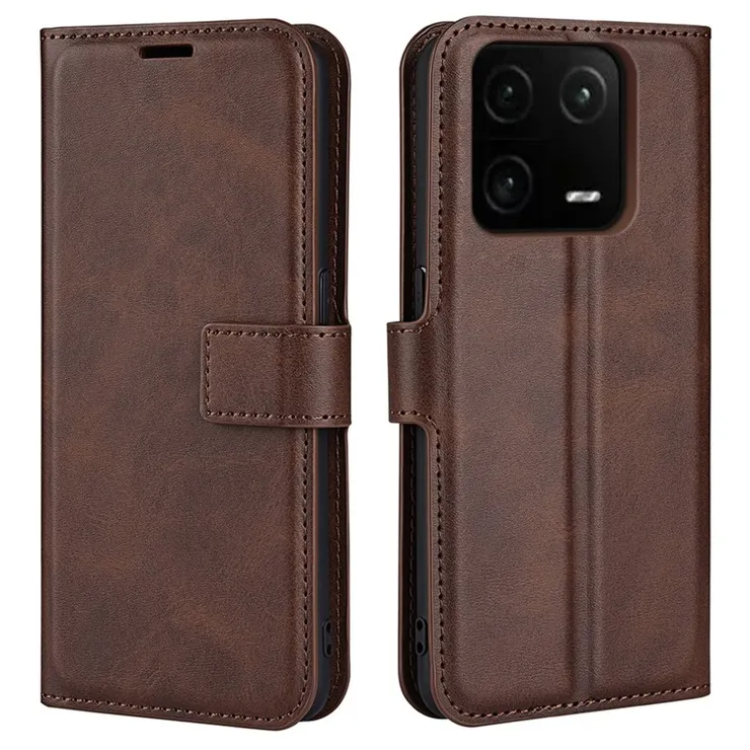 A-One Brand Xiaomi 13 Pro Plånboksfodral Calf Texture Flip - Brun