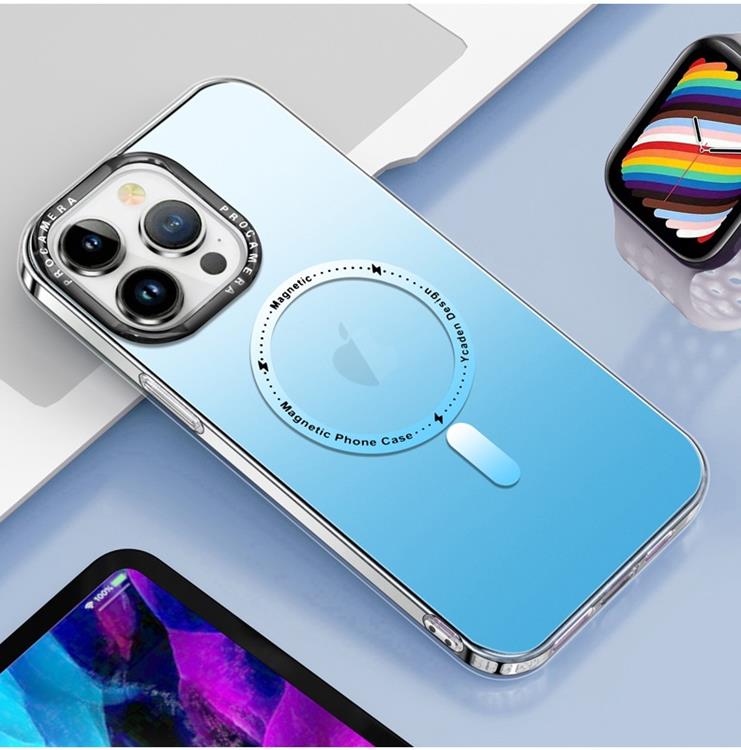 OEM Mobilskal till iPhone 14 Pro Magsafe Gradient - Blå