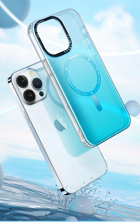 OEM Mobilskal till iPhone 14 Pro Max Magsafe Gradient - Blå