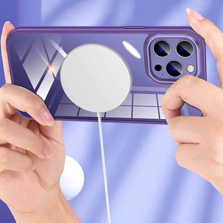 OEM Mobilskal till iPhone 14 Pro Metall Kamera - Lila