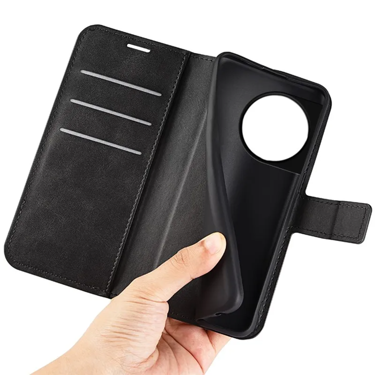 OEM OnePlus 11 5G Plånboksfodral Calf Texture Flip - Svart