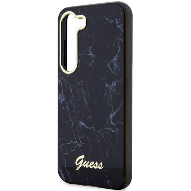 Guess Guess Mobilskal till Galaxy S23 Plus Marble - Svart