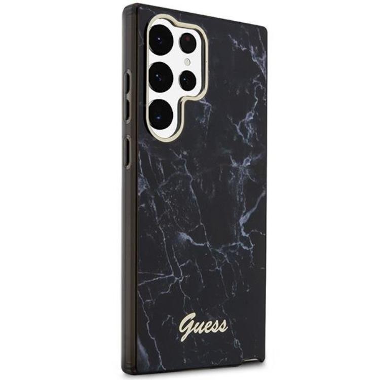 Guess Guess Mobilskal till Galaxy S23 Ultra Marble - Svart