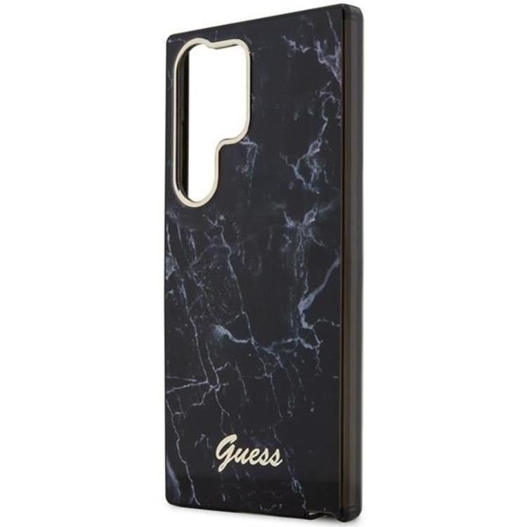 Guess Guess Mobilskal till Galaxy S23 Ultra Marble - Svart