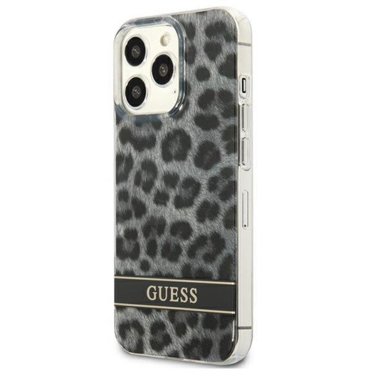 Guess Guess Mobilskal till iPhone 13 Pro Leopard - Grå