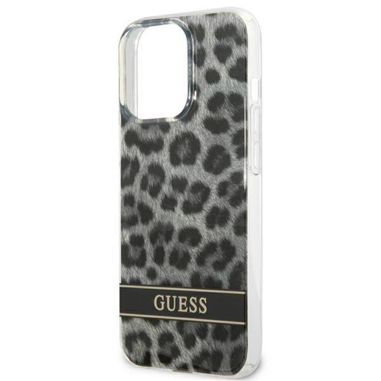 Guess Guess Mobilskal till iPhone 13 Pro Leopard - Grå