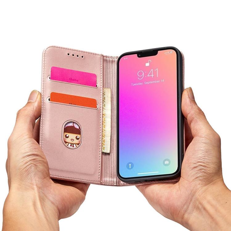 OEM Galaxy S23 Ultra Plånboksfodral Magnet Flip - Rosa