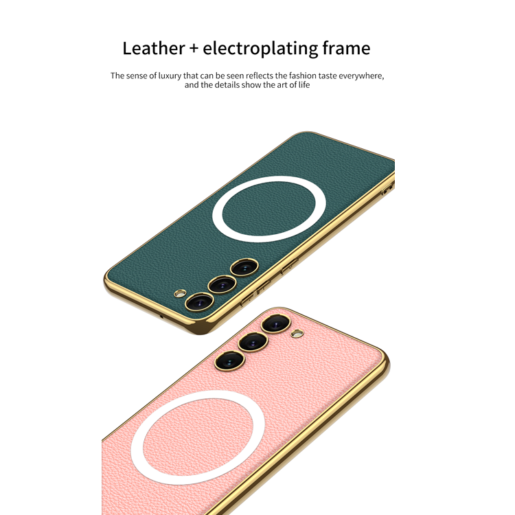 GKK GKK Mobilskal till Galaxy S23 Magsafe Electroplating - Rosa