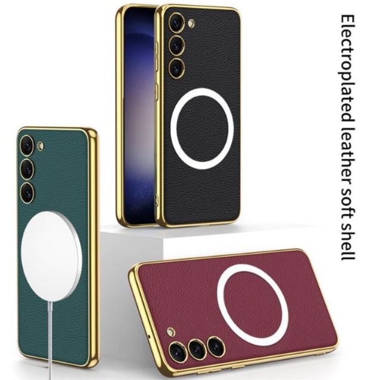 GKK GKK Mobilskal till Galaxy S23 Magsafe Electroplating - Rosa