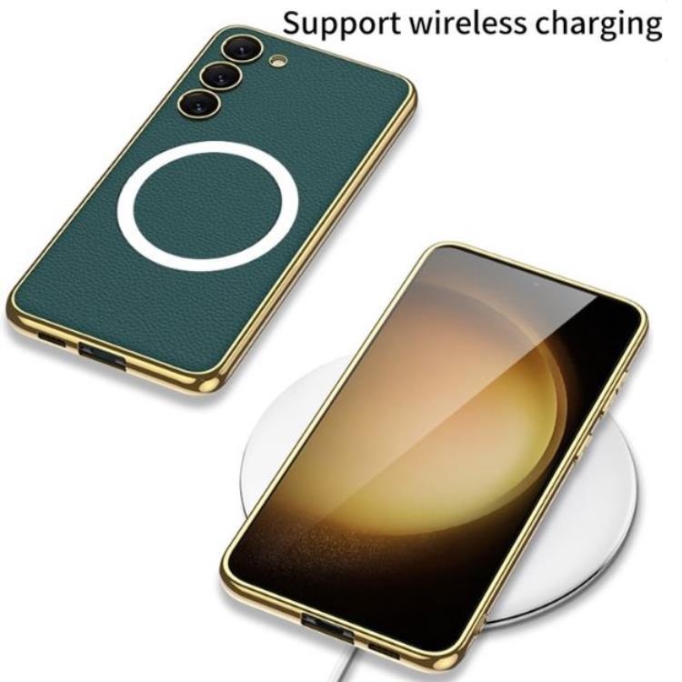 GKK GKK Mobilskal till Galaxy S23 Magsafe Electroplating - Rosa