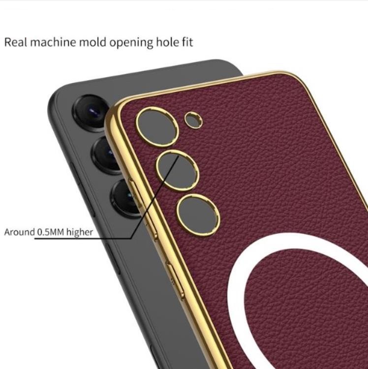 GKK GKK Mobilskal till Galaxy S23 Magsafe Electroplating - Rosa