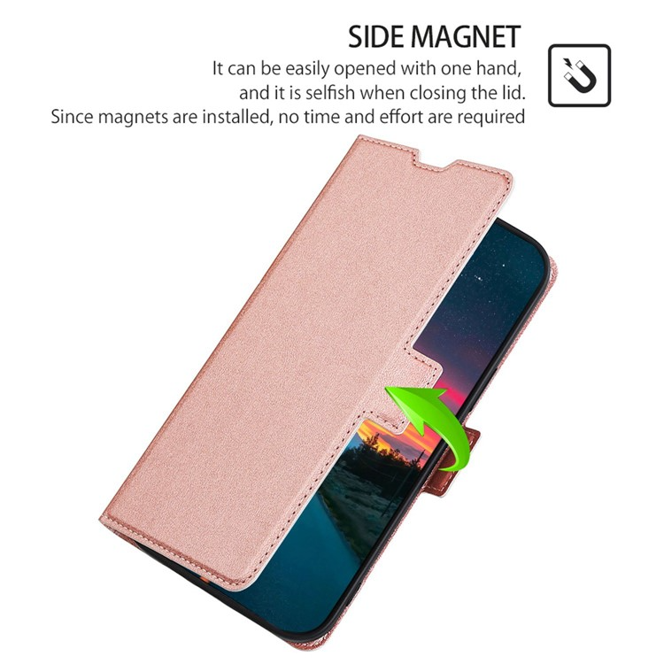OEM Xiaomi 13 Lite Plånboksfodral Dual Magnetic Clasp - Rosa Guld